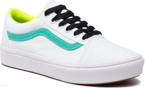 Tenisówki VANS - Comfycush Old VN0A4UHAABU1 (Fluro) Atlantis/Tru Whi