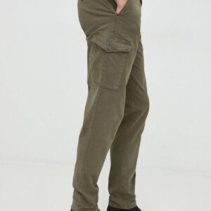 Tommy Hilfiger spodnie męskie kolor zielony w fasonie cargo