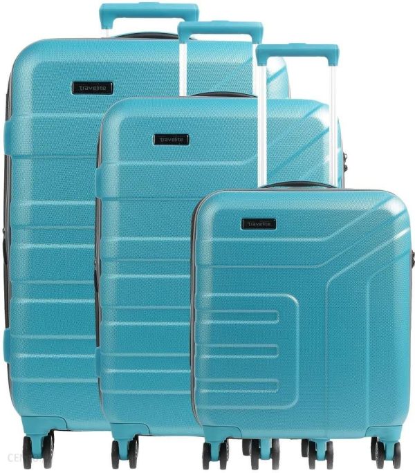 Travelite Vector 2.0 Komplet walizek (4 kołach) turkusowy