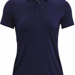 Under Armour Ua Zinger Short Sleeve Polo Funkcyjna koszulka damska 1363949 Midnight Navy XL