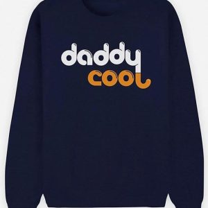 WOOOP Bluza "Daddy cool" w kolorze granatowym